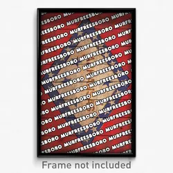 Murfreesboro Arkansas Poster (AR City Souvenir 11x17 Town Print)