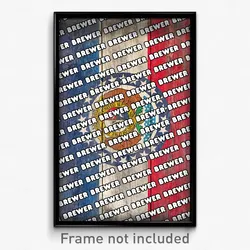 Brewer Missouri Poster (MO City Souvenir 11x17 Town Print)