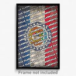 Clarksville Missouri Poster (MO City Souvenir 11x17 Town Print)