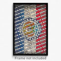 Bucklin Missouri Poster (MO City Souvenir 11x17 Town Print)