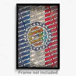 Otterville Missouri Poster (MO City Souvenir 11x17 Town Print)