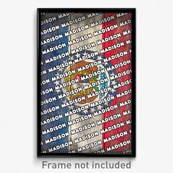 Madison Missouri Poster (MO City Souvenir 11x17 Town Print)