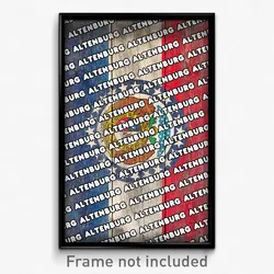 Altenburg Missouri Poster (MO City Souvenir 11x17 Town Print)
