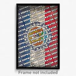 Deepwater Missouri Poster (MO City Souvenir 11x17 Town Print)