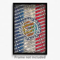 Blythedale Missouri Poster (MO City Souvenir 11x17 Town Print)
