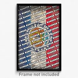 Bunker Missouri Poster (MO City Souvenir 11x17 Town Print)