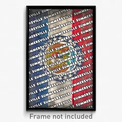 Summersville Missouri Poster (MO City Souvenir 11x17 Town Print)