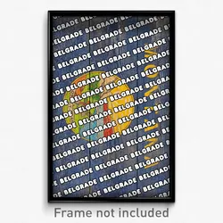 Belgrade Montana Poster (MT City Souvenir 11x17 Town Print)