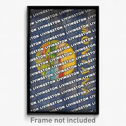 Livingston Montana Poster (MT City Souvenir 11x17 Town Print)