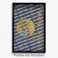 Lewistown Montana Poster (MT City Souvenir 11x17 Town Print)