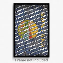 Glendive Montana Poster (MT City Souvenir 11x17 Town Print)