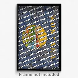Libby Montana Poster (MT City Souvenir 11x17 Town Print)