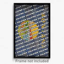Colstrip Montana Poster (MT City Souvenir 11x17 Town Print)