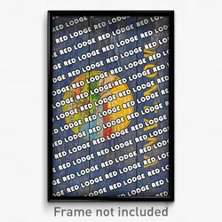 Red Lodge Montana Poster (MT City Souvenir 11x17 Town Print)