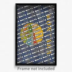 Malta Montana Poster (MT City Souvenir 11x17 Town Print)