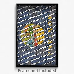 Stevensville Montana Poster (MT City Souvenir 11x17 Town Print)