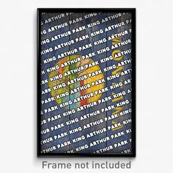 King Arthur Park Montana Poster (MT City Souvenir 11x17 Town Print)
