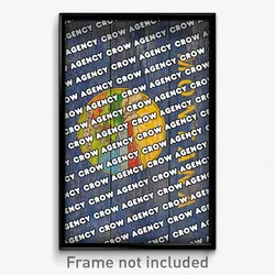 Crow Agency Montana Poster (MT City Souvenir 11x17 Town Print)
