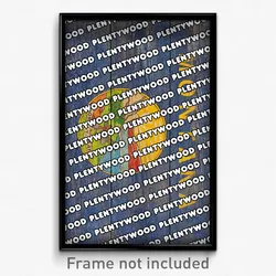 Plentywood Montana Poster (MT City Souvenir 11x17 Town Print)