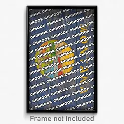 Chinook Montana Poster (MT City Souvenir 11x17 Town Print)