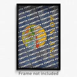 Forsyth Montana Poster (MT City Souvenir 11x17 Town Print)