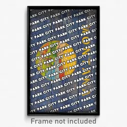 Park City Montana Poster (MT City Souvenir 11x17 Town Print)