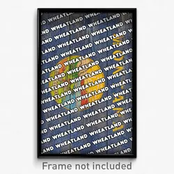 Wheatland Montana Poster (MT City Souvenir 11x17 Town Print)
