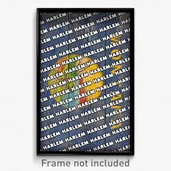 Harlem Montana Poster (MT City Souvenir 11x17 Town Print)