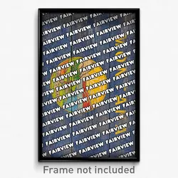 Fairview Montana Poster (MT City Souvenir 11x17 Town Print)