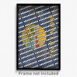 Absarokee Montana Poster (MT City Souvenir 11x17 Town Print)