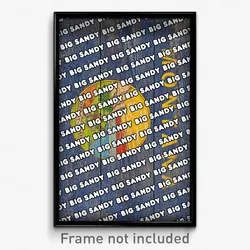 Big Sandy Montana Poster (MT City Souvenir 11x17 Town Print)