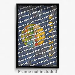 Poplar Montana Poster (MT City Souvenir 11x17 Town Print)