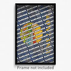 Gardiner Montana Poster (MT City Souvenir 11x17 Town Print)
