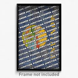 Pioneer Junction Montana Poster (MT City Souvenir 11x17 Town Print)