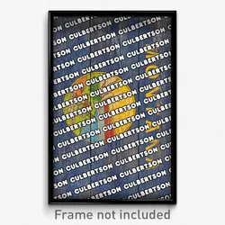 Culbertson Montana Poster (MT City Souvenir 11x17 Town Print)
