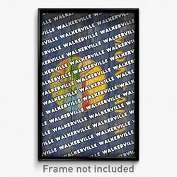 Walkerville Montana Poster (MT City Souvenir 11x17 Town Print)