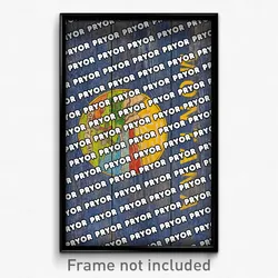 Pryor Montana Poster (MT City Souvenir 11x17 Town Print)