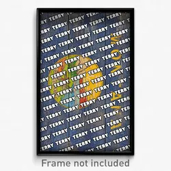 Terry Montana Poster (MT City Souvenir 11x17 Town Print)