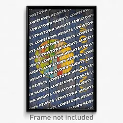Lewistown Heights Montana Poster (MT City Souvenir 11x17 Town Print)