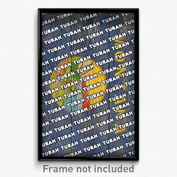 Turah Montana Poster (MT City Souvenir 11x17 Town Print)