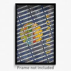 Riverbend Montana Poster (MT City Souvenir 11x17 Town Print)