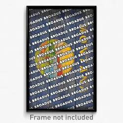 Broadus Montana Poster (MT City Souvenir 11x17 Town Print)