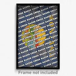 Rader Creek Montana Poster (MT City Souvenir 11x17 Town Print)