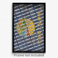 Beaver Creek Montana Poster (MT City Souvenir 11x17 Town Print)