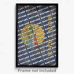Rudyard Montana Poster (MT City Souvenir 11x17 Town Print)
