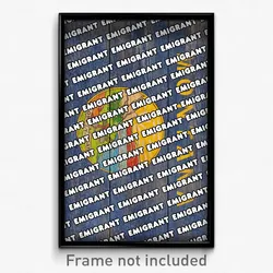 Emigrant Montana Poster (MT City Souvenir 11x17 Town Print)