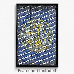 Blair Nebraska Poster (NE City Souvenir 11x17 Town Print)