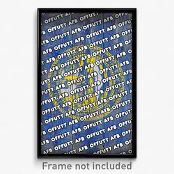 Offutt AFB Nebraska Poster (NE City Souvenir 11x17 Town Print)