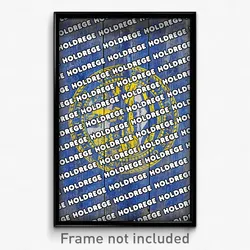 Holdrege Nebraska Poster (NE City Souvenir 11x17 Town Print)