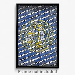 Waverly Nebraska Poster (NE City Souvenir 11x17 Town Print)